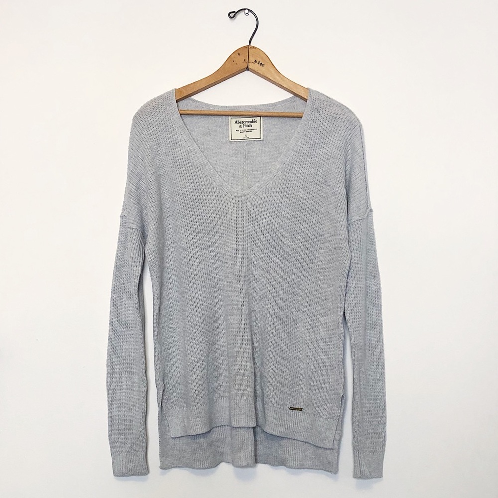 ABERCROMBIE & FITCH | Drop Shoulder Knit Sweater